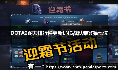 DOTA2耐力排行榜更新LNG战队荣登第七位